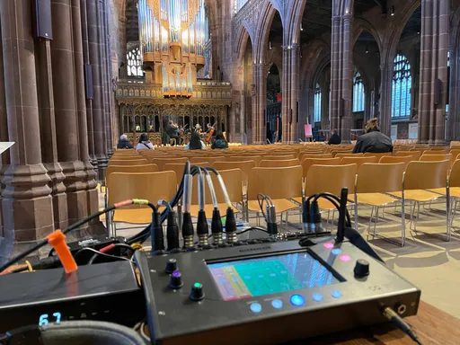 Candlelight concert at Manchester Cathedral using the Allen & Heath CQ-18T | [So Very Apt](https://sva.ltd)